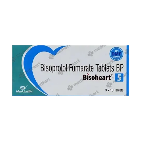 bisoheart 5mg tablet 10's